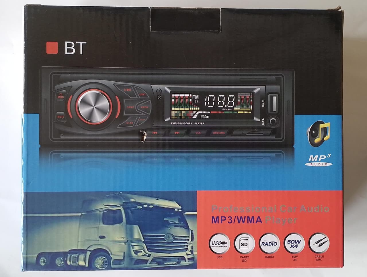 BT radio single din